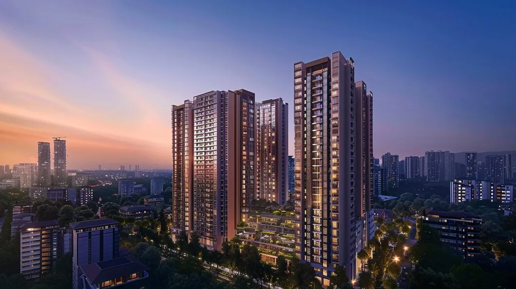 Pune Hinjewadi and Baner residential apartments aerial view showing upcoming real estate projects